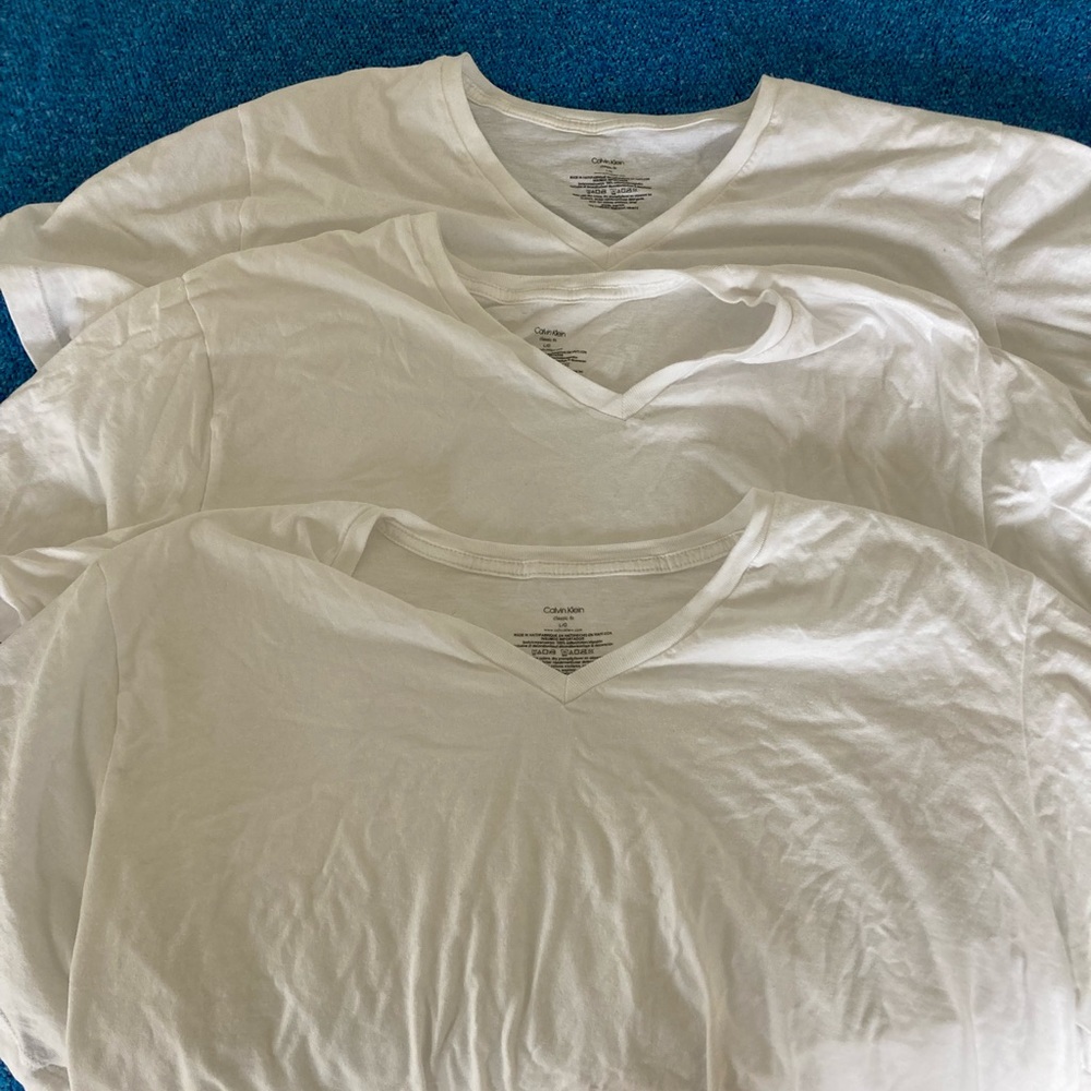Calvin Klein V (3 pack!) neck classic T